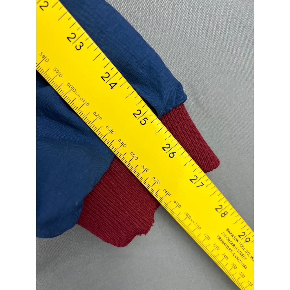 Silver Lining Wind-Shirt Pullover Men XL Blue Red Good Vintage Golf Made in USA - Picture 8 of 8